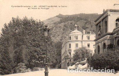 Postkarten: POSTAL PV08219: Le Casino et l'Hotel du Portugal, Vernet-les-Bains - NULL