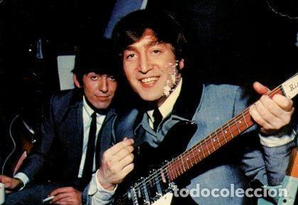 Postales: POSTAL PV07825: George Harrison y John Lennon - Foto 1