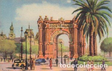Postkarten: POSTAL PV07723: Arco de Triunfo en Barcelona por J. M. Tuser - NULL