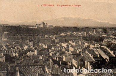 Postales: POSTAL PV07970: Vue Generale et e Canigou, Perpignan - Foto 1