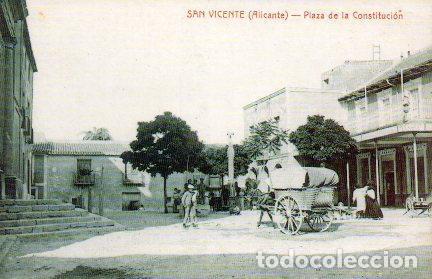 Postais: POSTAL PV07905: Plaza de la Constitucion en San Vicente, Alicante (ver descripcion)