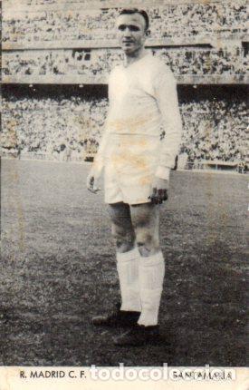 Postais: POSTAL PV08768: Santamaria jugador R. Madrid C. F. - NULL