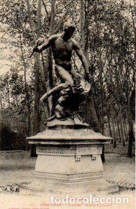 Postales: POSTAL PV08336: Statue Temps Futurs, Perpignan - Foto 1