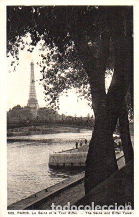 Postales: POSTAL PV08365: La Seine et la Tour Eiffel, Paris - Foto 1