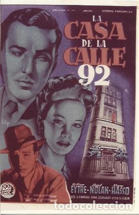 Cartes Postales: POSTAL A6066: La casa de la calle 92