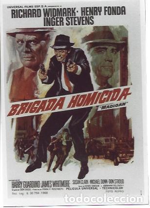 Cartes Postales: POSTAL A6095: Brigada homicida