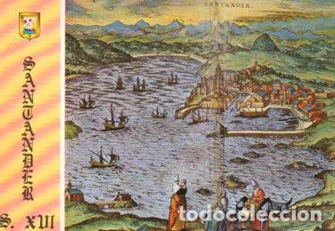 Postales: POSTAL PV09568: Grabado Civitates Orbis Terrarum, Santander - NULL