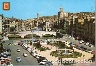 Postkarten: POSTAL PV09576: Vista y Pla&ccedil;a de Catalunya en Girona - NULL