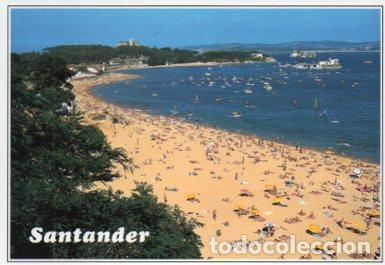 Postales: POSTAL PV09415: La playa de la Magdalena en Santander - Foto 1