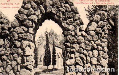 Cartes Postales: POSTAL PV09745: American Lake Gava Hotel Restaurante, barrio de piedra