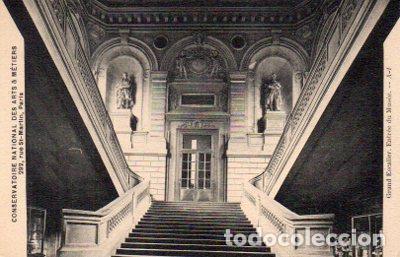 Postcards: POSTAL PV09755: Grand Escalier Conservatoire National des Arts Metiers, Paris - NULL