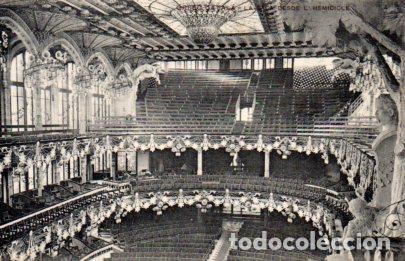 Cartes Postales: POSTAL PV09727: Orfeo Catala, la Sala desde l'hemicicle