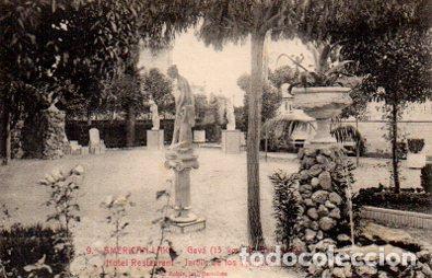 Cartes Postales: POSTAL PV09716: American Lake Gava Hotel Restaurante, Jardin de los Templarios