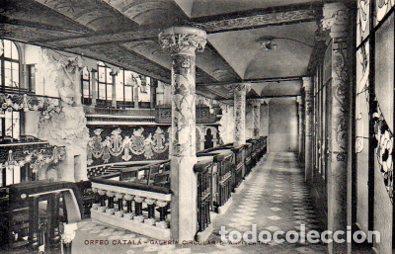 Cartes Postales: POSTAL PV09731: Orfeo Catala, galeria circular d'anfiteatre
