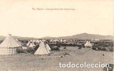 Cartes Postales: POSTAL PV09814: Campamento de moros ricos en Rio Martin