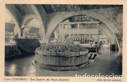 Postales: POSTAL PV09811: Casa Codorniu San Sadurni de Noya, una prensa - NULL
