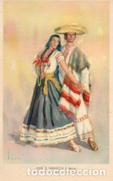 Postcards: POSTAL PV10059: Indios Tarascos Mexico, Joaquin Perez y Marta Juillerat
