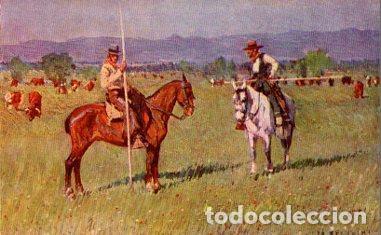 Postcards: POSTAL PV10070: Garrochistas por M. Bertuchi