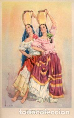 Cartes Postales: POSTAL PV10065: &Ntilde;iapangas Colombia, Rosa Belmonte y Maria Juillerat