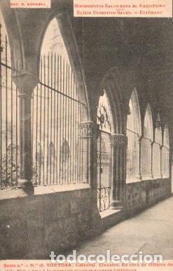 Cartes Postales: POSTAL PV10025: Claustro Catedral de Tortosa