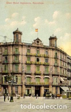 Postais: POSTAL PV10015: Gran Hotel Inglaterra, Barcelona - NULL