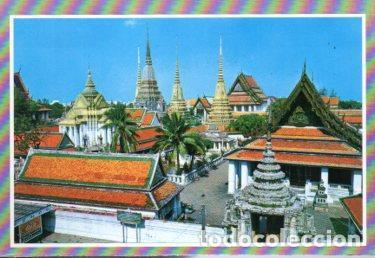 Postkarten: POSTAL PV10090: Bangkok, A bird's eye view of Wat Pho - NULL