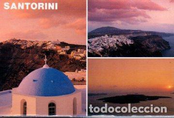 Cartoline: POSTAL PV10127: Vistas varias de Santorini