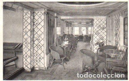 Cartoline: POSTAL PV10851: V. C. Reina Victoria Eugenia e Infanta Isabel de Borbon jardin de invierno