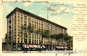 Postcards: POSTAL PV10762: Hotel Winthrop, New York - NULL