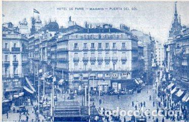 Postales: POSTAL PV10753: Hotel de Paris, Madrid - Foto 1