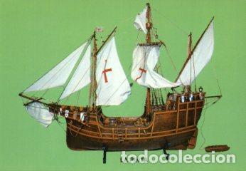 Postcards: POSTAL PV10585: La Pinta maqueta Carabela