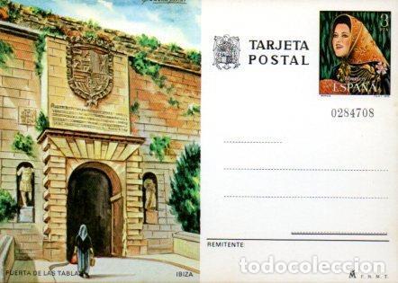 Postcards: POSTAL PV11524: Tarjeta postal de Correos vista Puerta de las Tablas, Ibiza n&ordm; 0284708 - NULL