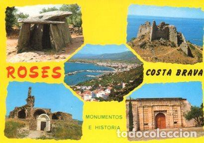 Postkarten: POSTAL PV11586: Roses monumentos e historia - NULL