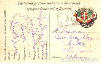 Cartes Postales: POSTAL PV11163: Correspondencia Ejercito Italiano Primera Guerra Mundial PV11163