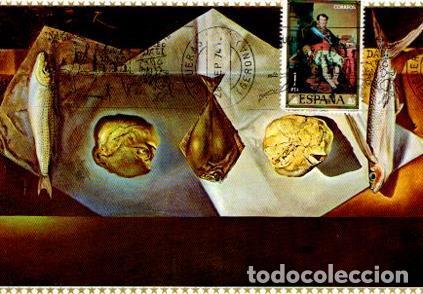 Postales: POSTAL PV11414: Naturaleza muerta eucaristica, Teatro Museo Dali - NULL