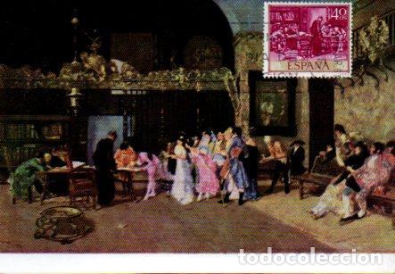 Cartoline: POSTAL PV11459: La Vicaria por M. Fortuny. Tarjeta postal primer dia circulacion