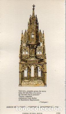 Postales: POSTAL PV12121: Goigs Corpus a Montserrat 1960