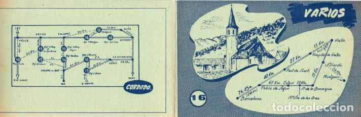 Postales: POSTAL PV12149: Triptico Refugios varios itinerario 16