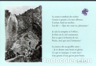Postales: POSTAL PV12728: Victor Hugo. La source et locean texto - Foto 1
