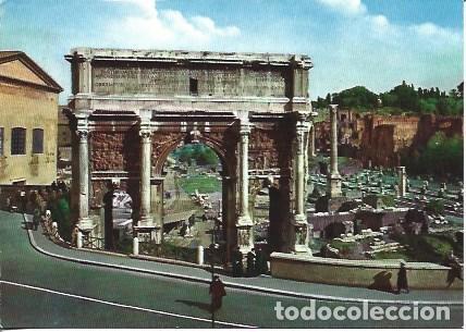 Postales: POSTAL A7033: Arco de Septimo severo en Roma - Foto 1