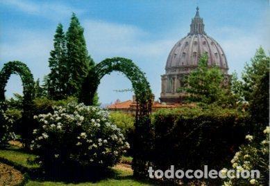 Cartes Postales: POSTAL PV13383: Cupula de San Pedro desde los Jardines del Vaticano