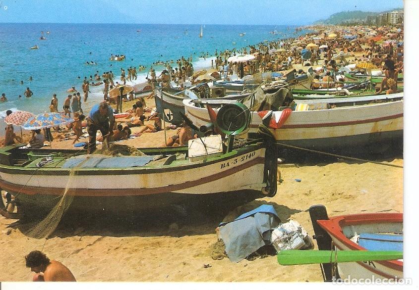 Postais: Postal 040837 : Pineda de Mar. Vista parcial de la playa - Varios