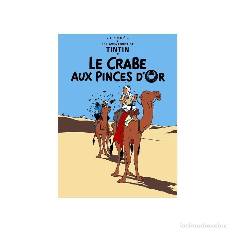 Postales: Postal (postcard) portada Tintin en 'Le crabe aux pinces d'or'- El cangrejo de las pinzas de oro (re
