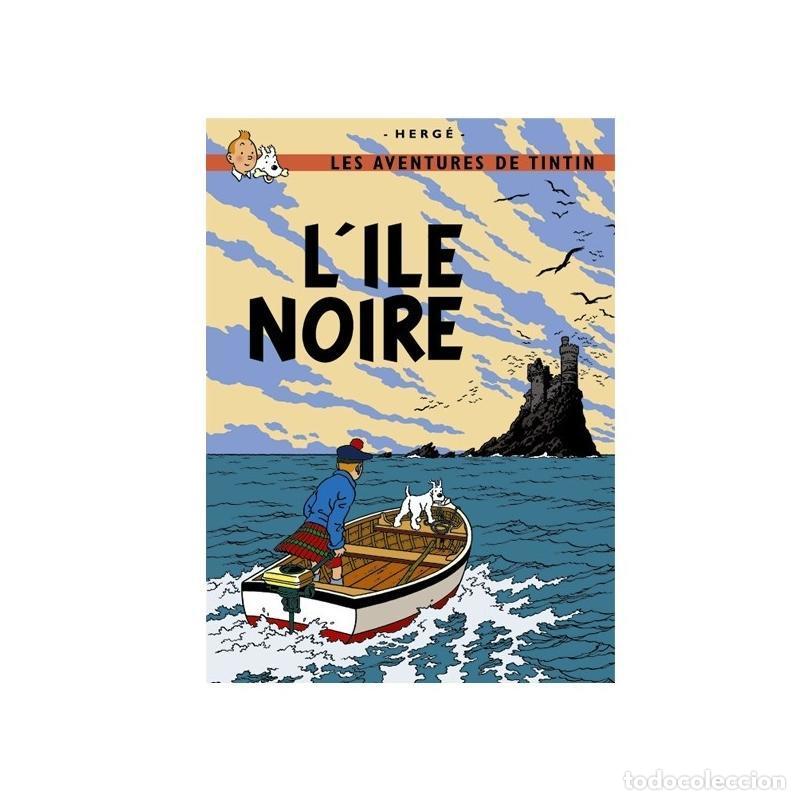 Postales: Postal (postcard) portada Tintin en L'ile noire - La isla negra - Varios