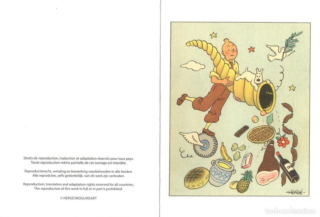 Postales: Postal de navidad Tintin y Milu 2011 (ref. #31305)
