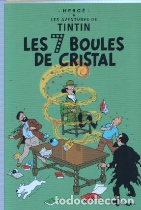 Postcards: Postal (postcard) portada Tintin Les 7 boules de cristal - Varios