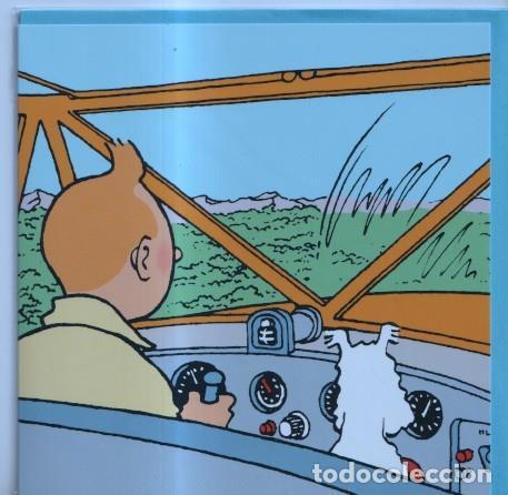 Postcards: Tintin: Postal AVIONES modelo 3