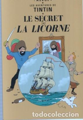 Postcards: Postal (postcard) portada Tintin Le secret de la licorne - Varios
