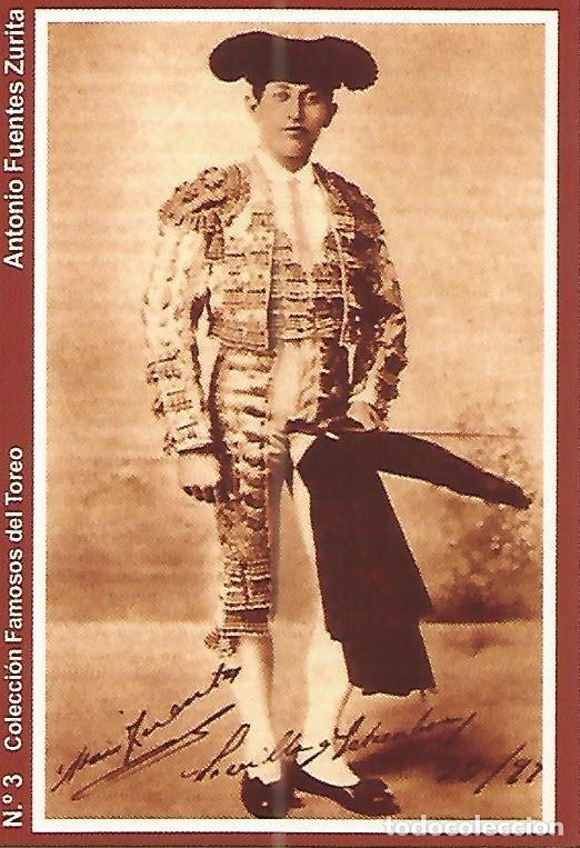 Postcards: CALENDARIO PUBLICITARIO 03: Coleccion Famosos del Toreo: Antonio Fuentes Zurita - Varios