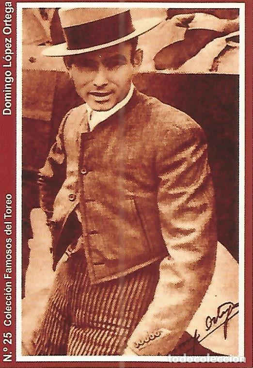 Postcards: CALENDARIO PUBLICITARIO 25: Coleccion Famosos del Toreo: Domingo Lopez Ortega - Varios